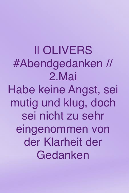 Abendgedanken