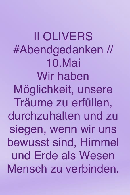 Abendgedanken