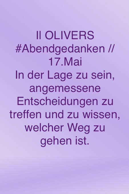 Abendgedanken