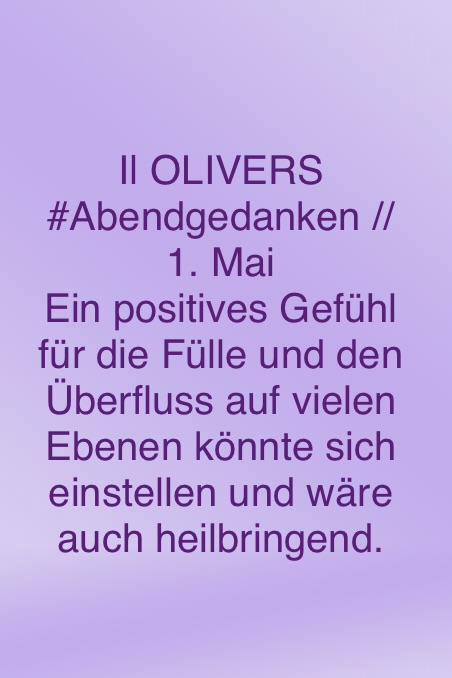 Abendgedanken